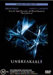 Unbreakable on DVD Unbreakable on DVD