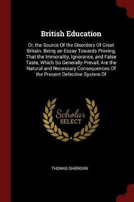 British Education by Thomas Sheridan image
