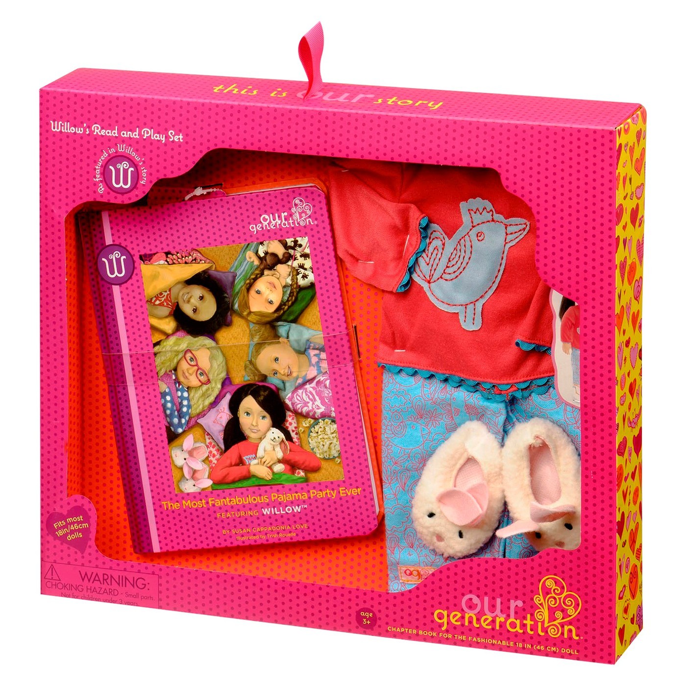 Our Generation: Read & Play Set - Willow's Pyjama Outfit image