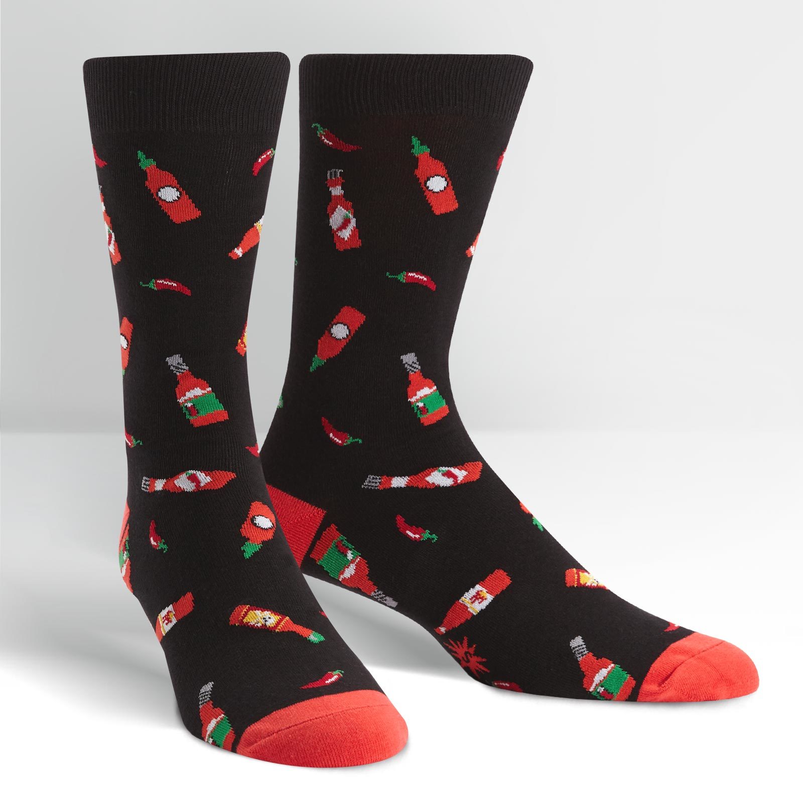 SOCK it to Me: Men's - Hot Sauce Crew Socks image