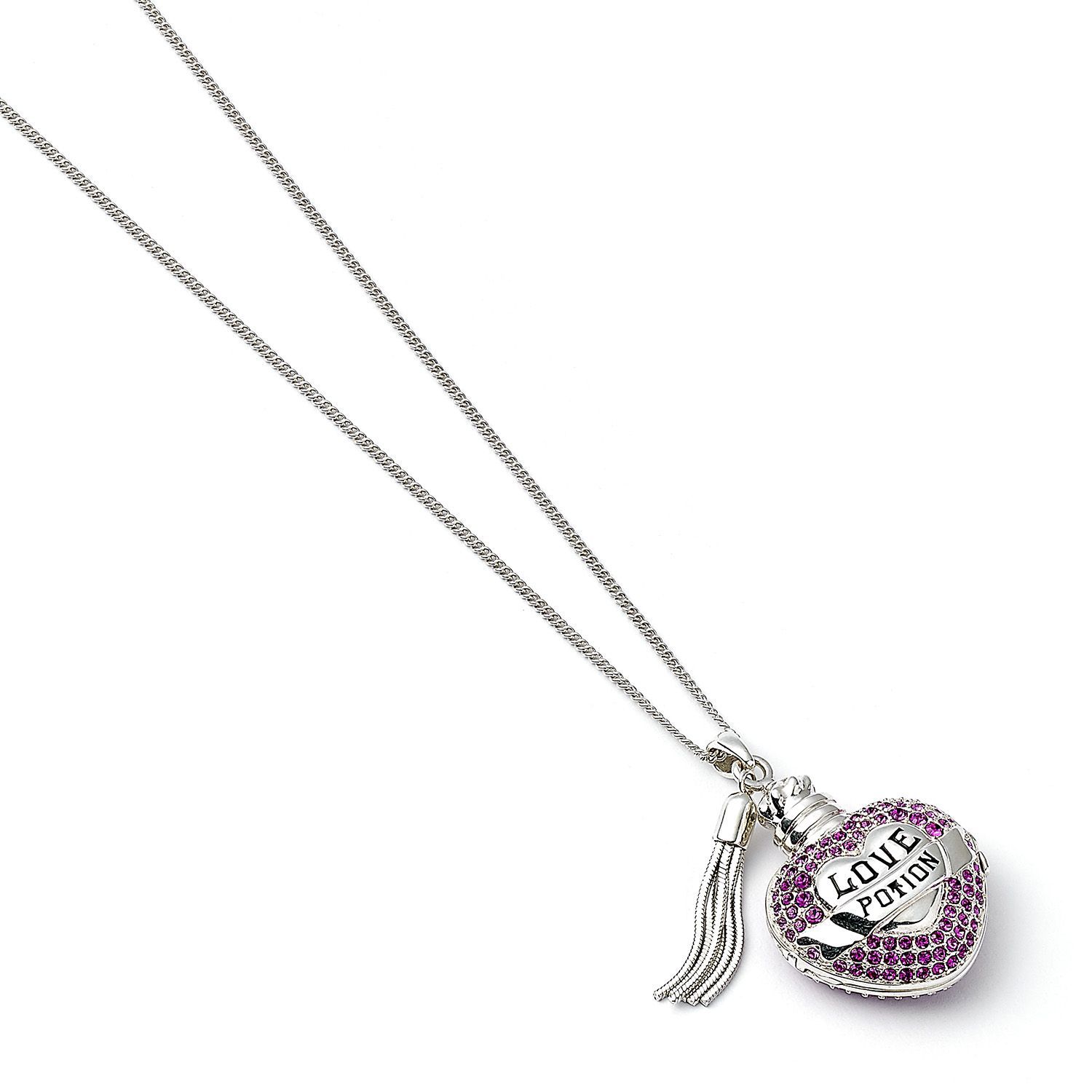 Harry Potter Sterling Silver Love Potion Necklace Embellished with Swarovski® Crystals image