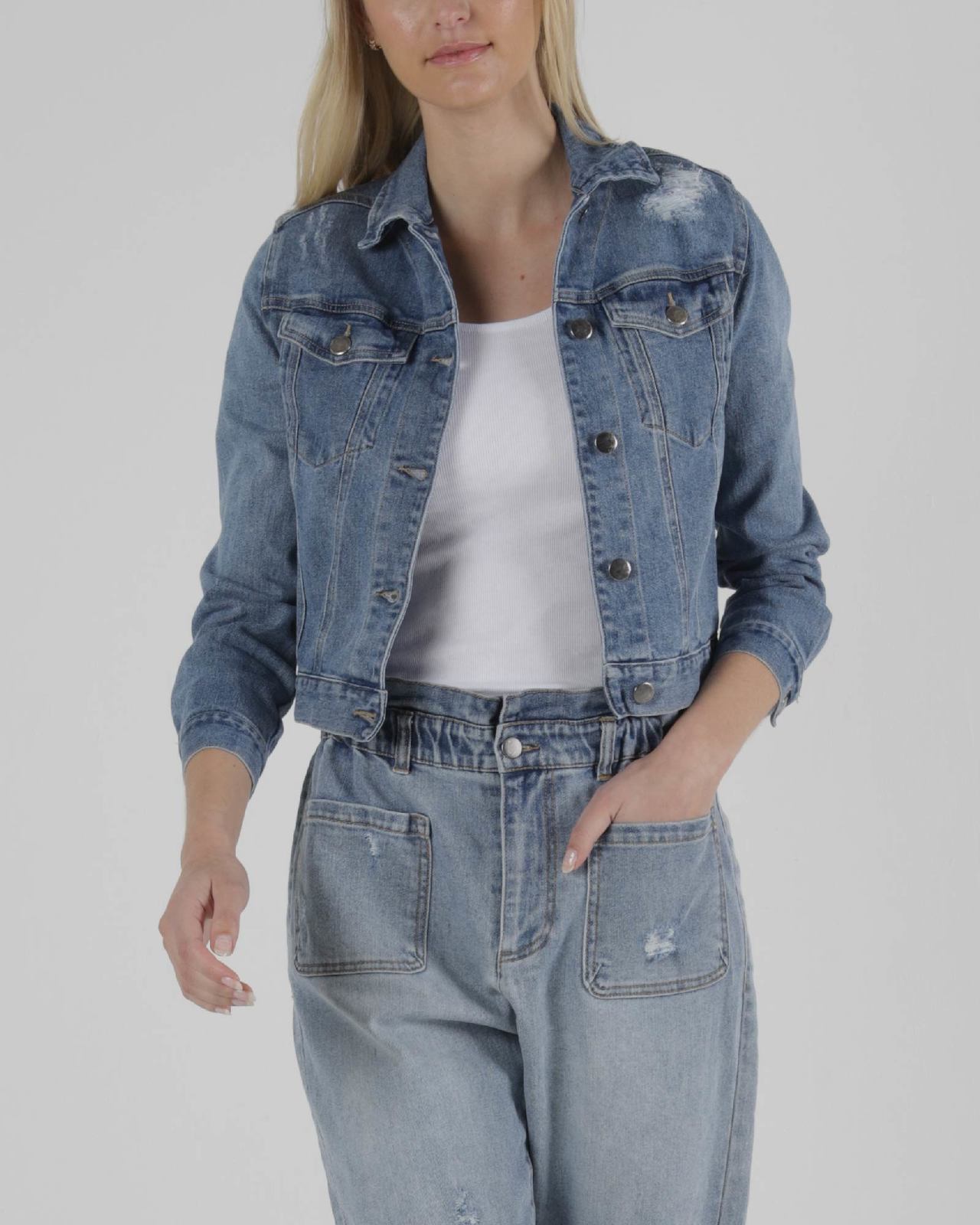 denim jacket size 18