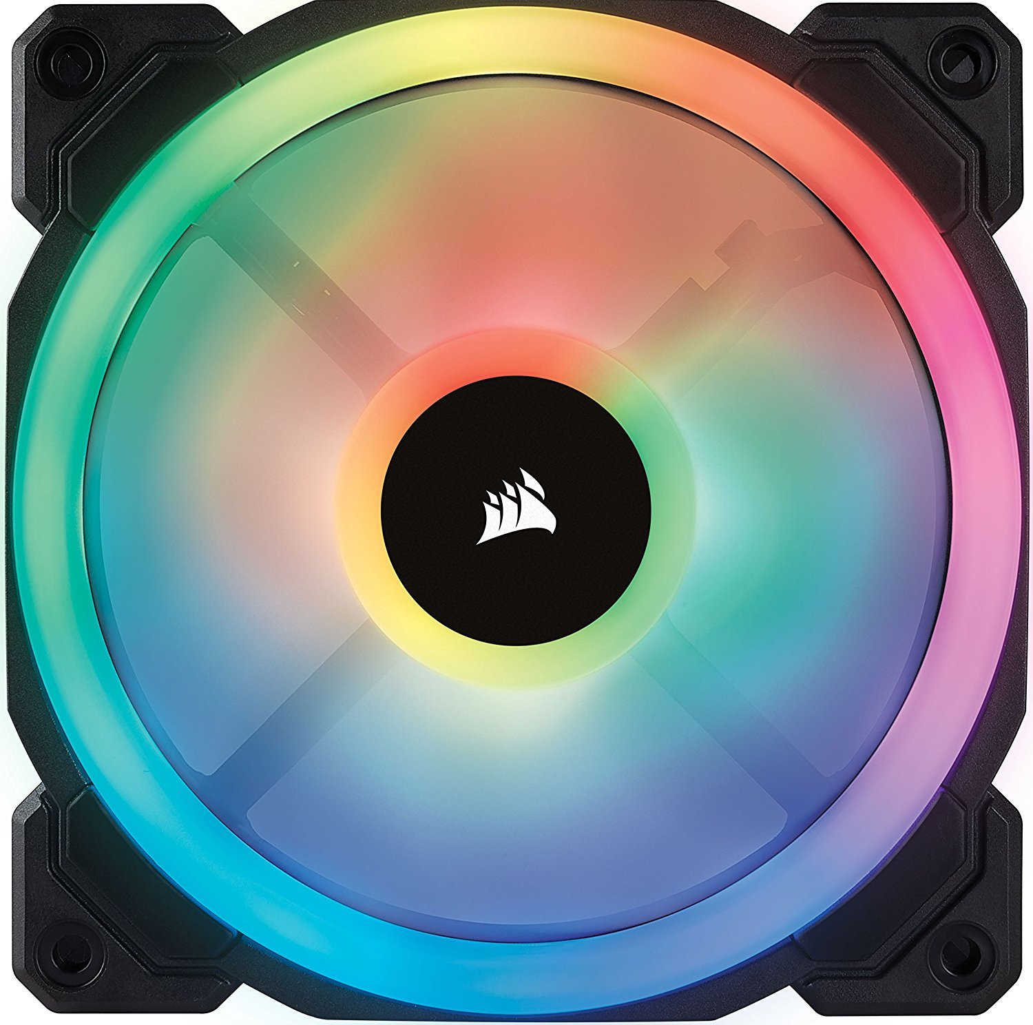 140mm CORSAIR LL140 RGB Dual Light Loop RGB LED PWM Fan