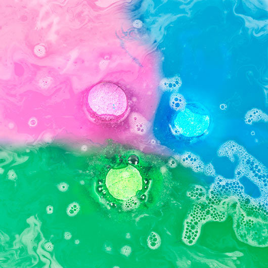 Buy Rainbow Bath Bombs Set of 10 at Mighty Ape NZ