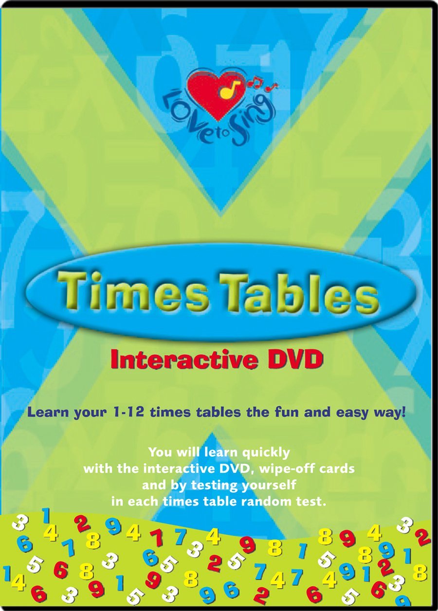 Love to Sing Times Tables Interactive on DVD image