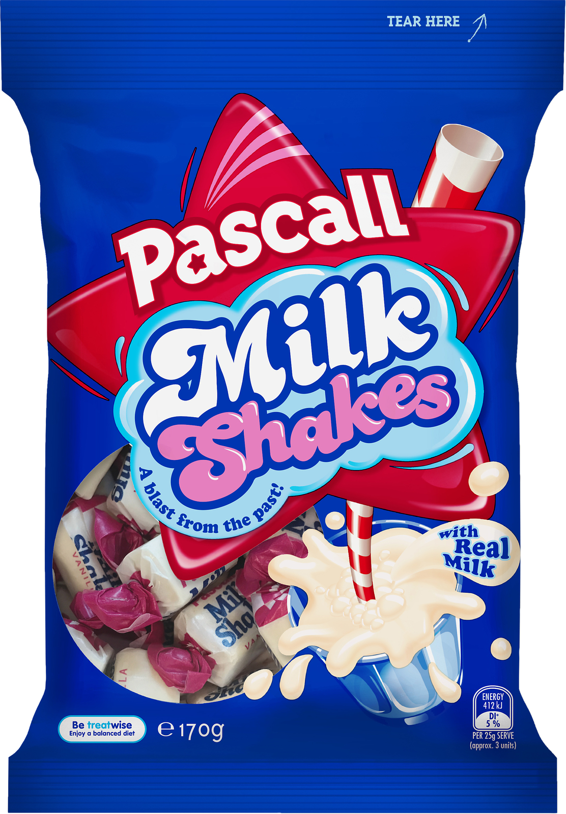 Pascall Milkshakes 170g At Mighty Ape NZ