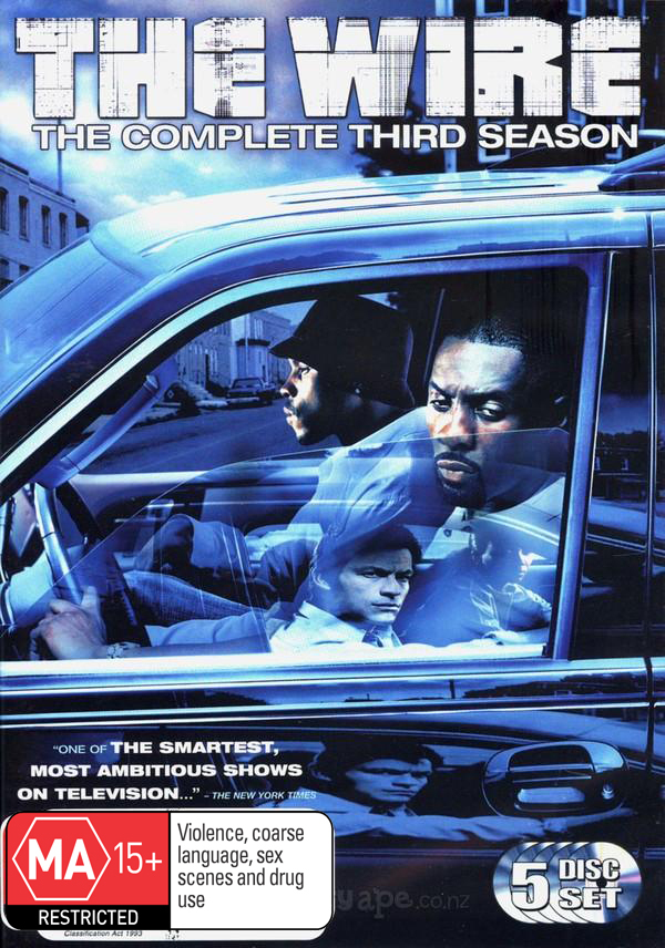 The Wire - The Complete 3rd Season (5 Disc Set) on DVD image