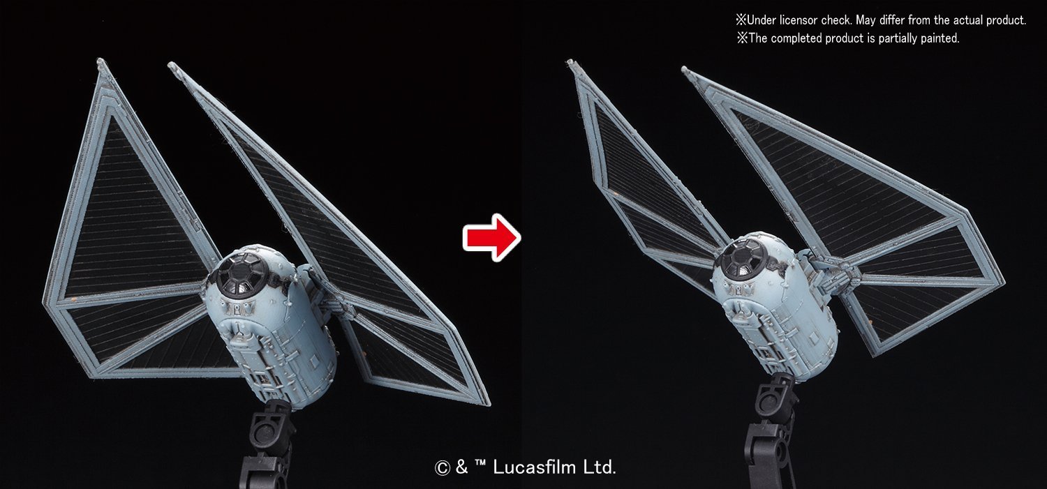Star Wars: 1/144 U-Wing Fighter & TIE Striker - Model Kit image