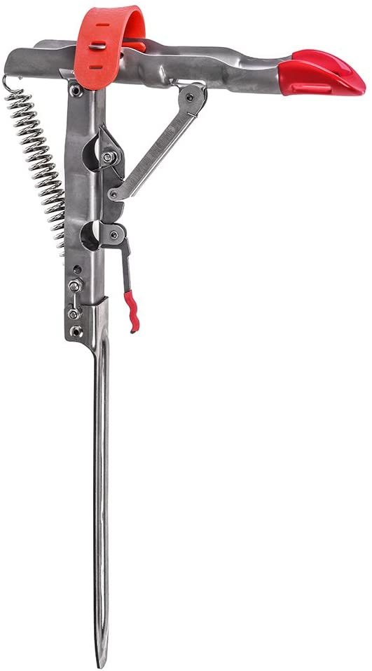 spring loaded rod holder