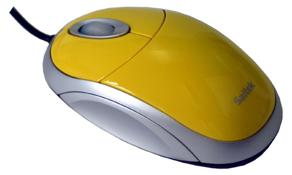 Saitek Desktop Mouse - Yellow image