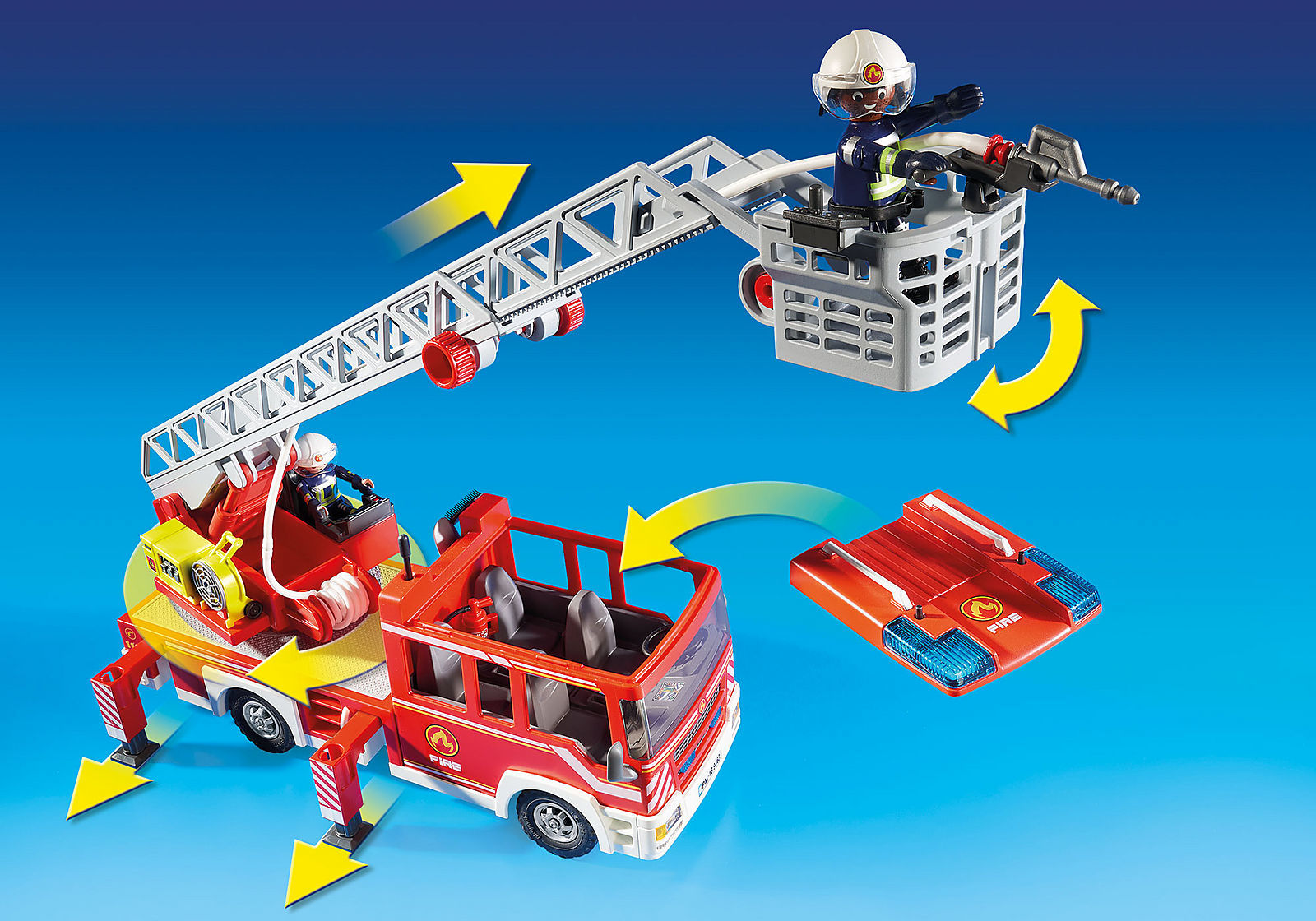 Playmobil: City Action - Fire Ladder Unit (9463)