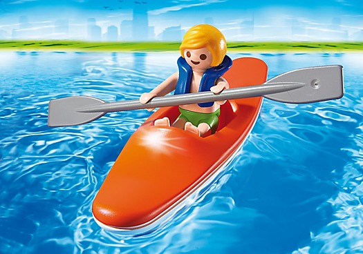 Playmobil: Child with Kayak