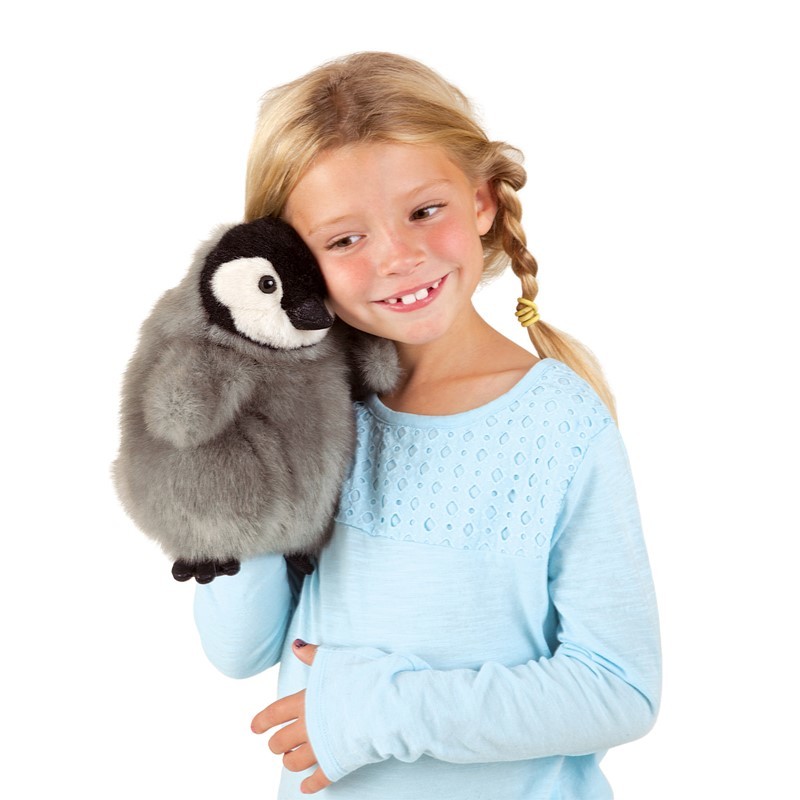 Buy Baby Emperor Penguin - Plush Puppet at Mighty Ape NZ