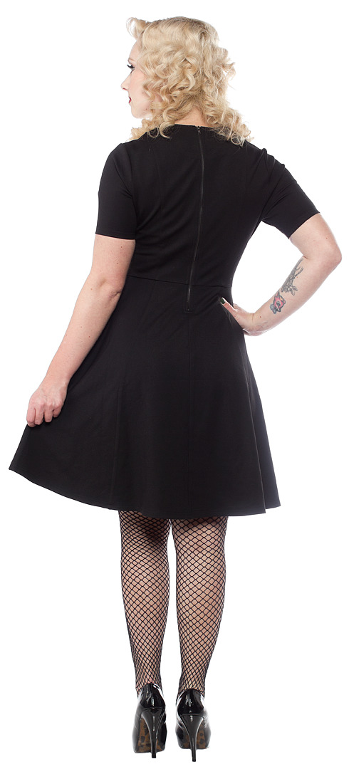 Sourpuss: Studded Dress Black (Small)