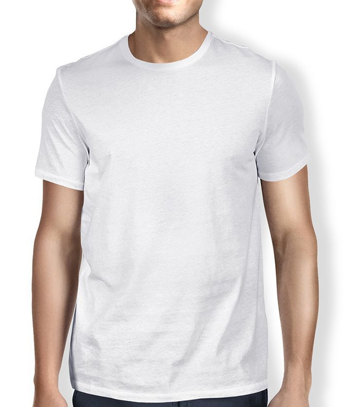 Mens Basic Tee White (Large) Men's at Mighty Ape NZ