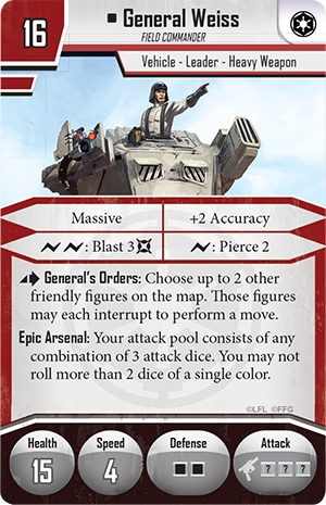 Star Wars: Imperial Assault – General Weiss Villain Pack image