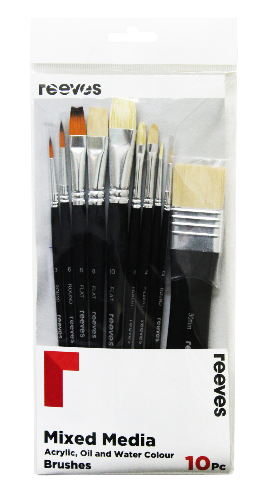 Reeves Mixed Media Brush - Set of 10