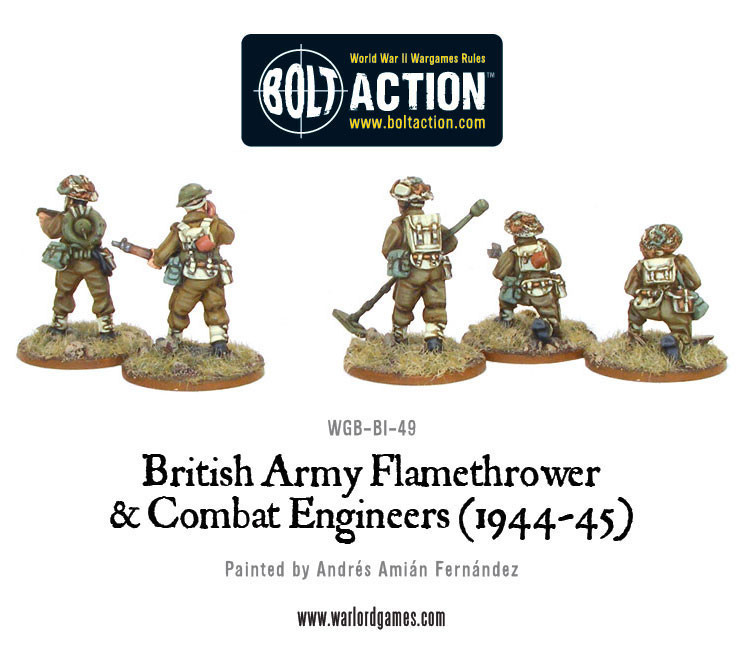 British Combat Engineers & Flamethrower Team image