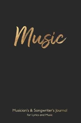 Musician's and Songwriter's Journal for Lyrics & Music by Spicy Journals image