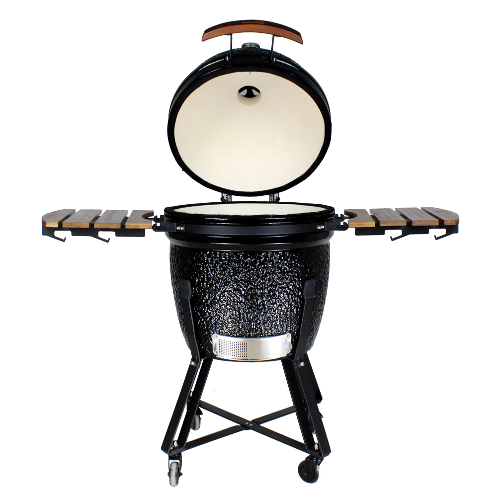 Gorilla Kamado Ceramic Grill BBQ (Black) | 21" image