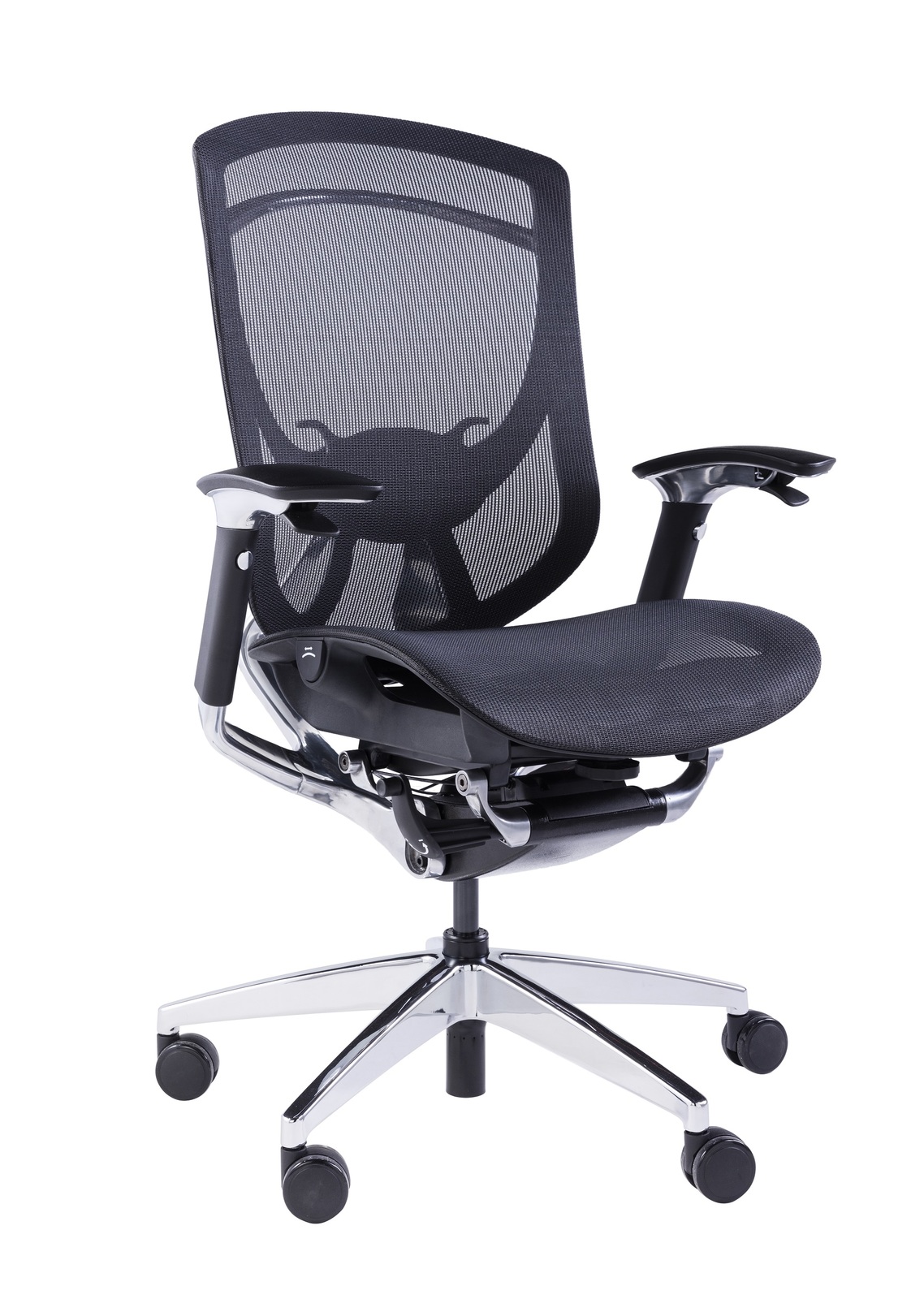 GT X-Pace Gaming & Office Chair - Black & Chrome for image