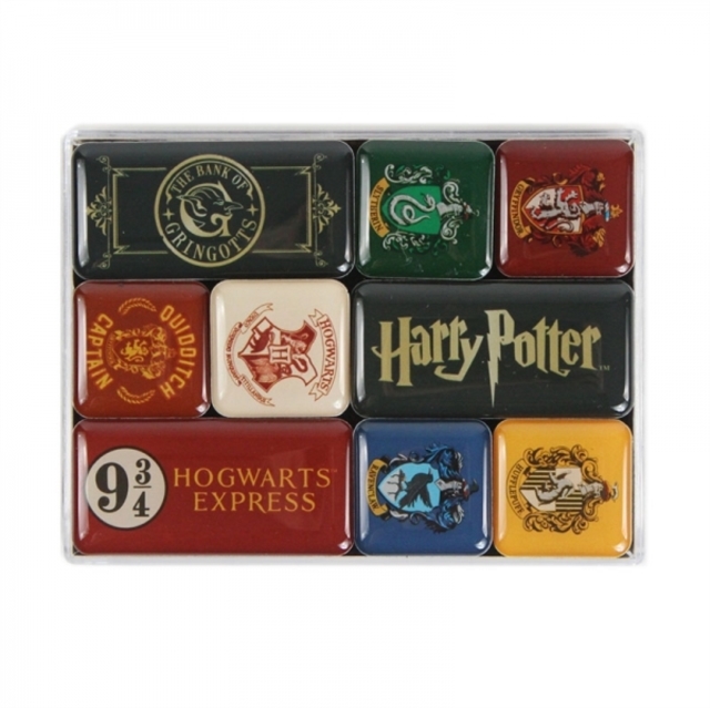 Harry Potter: Magnet - Houses Set (Set of 9)