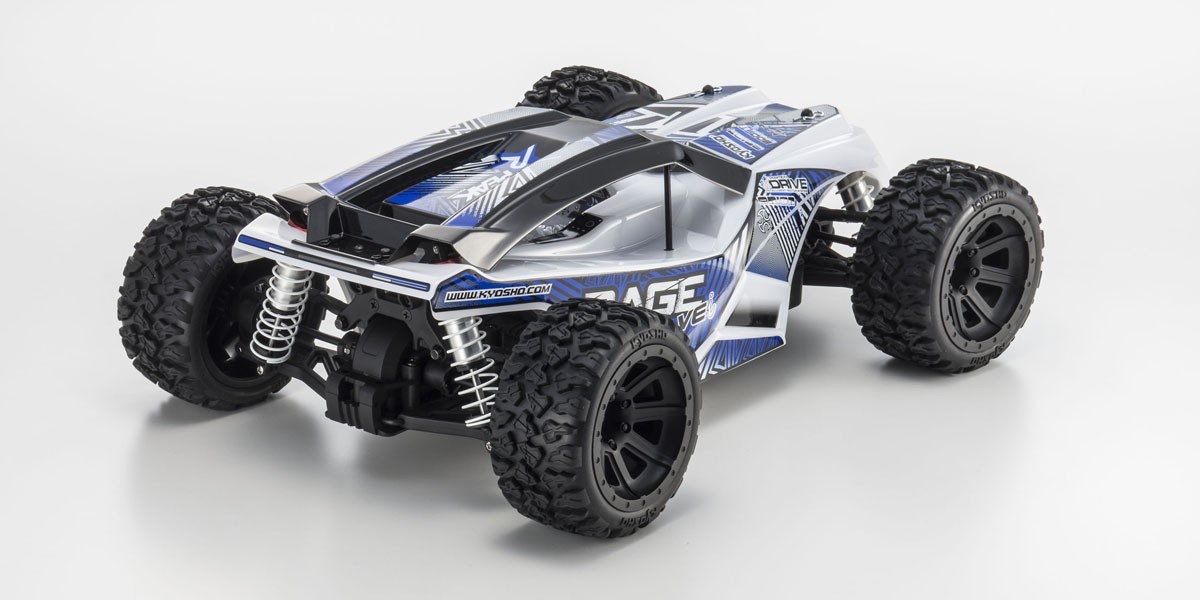 Kyosho RAGE VEi RS 1/10 EP 4WD RC Buggy RTRSet image