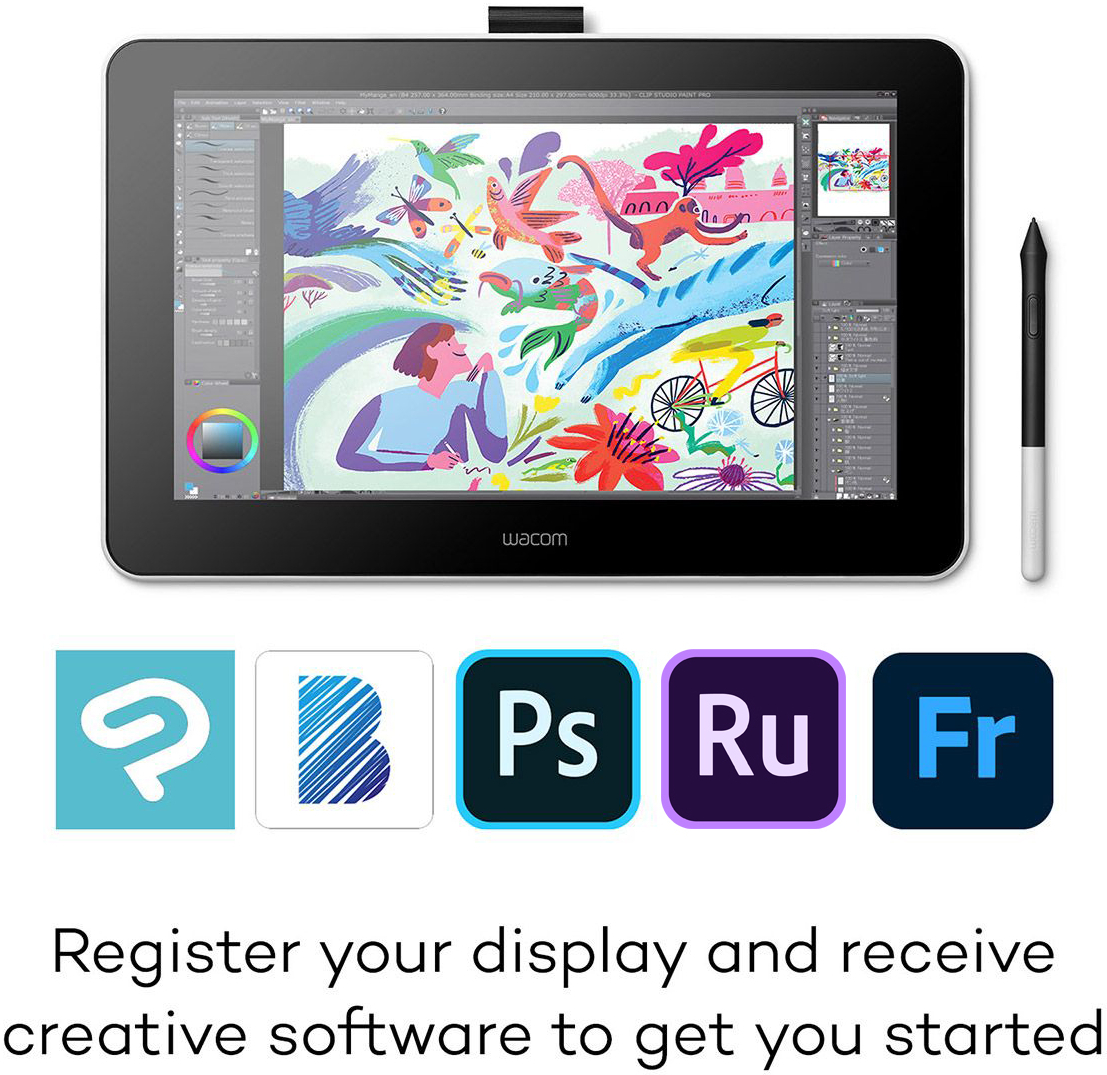 13.3" One Creative Pen Display Graphics Tablet at Mighty Ape NZ