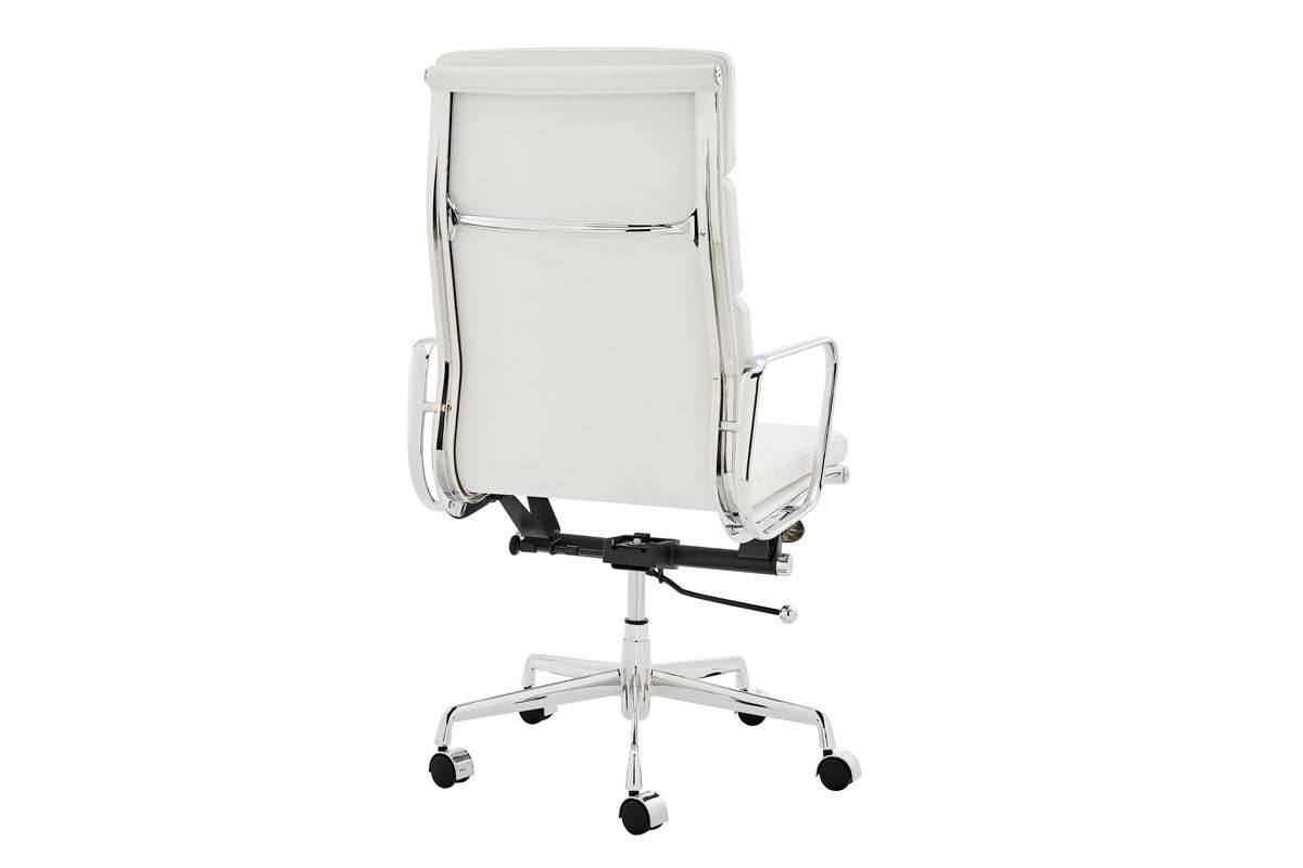 Buy Matt Blatt Replica Eames Group Standard Aluminium Padded High Back Office Chair (White) at