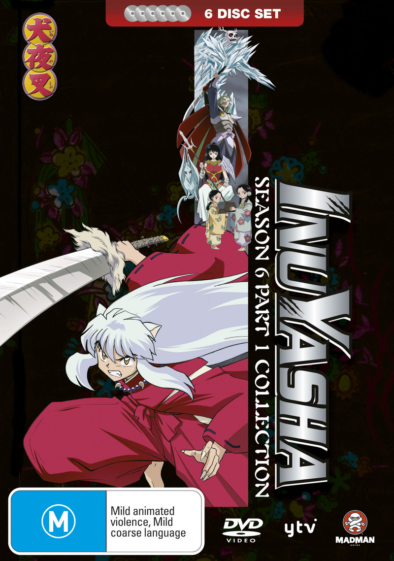 InuYasha - Season 6 Collection: Part 1 (6 Disc Fatpack) on DVD image