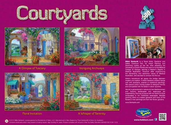 Courtyards 500pc Puzzle - A Whisper of Serenity image