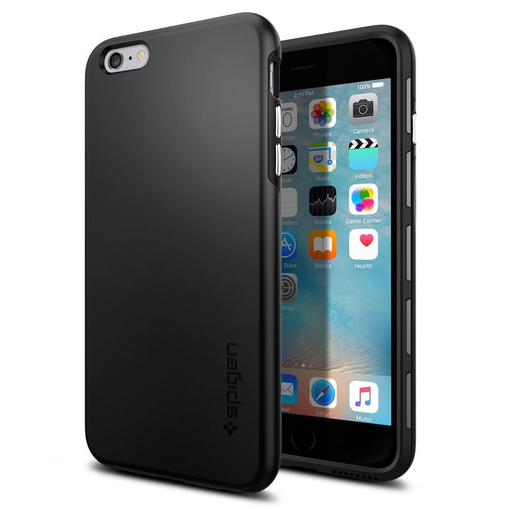 Spigen: iPhone 6s Plus - Thin Fit Hybrid Case (Black) image