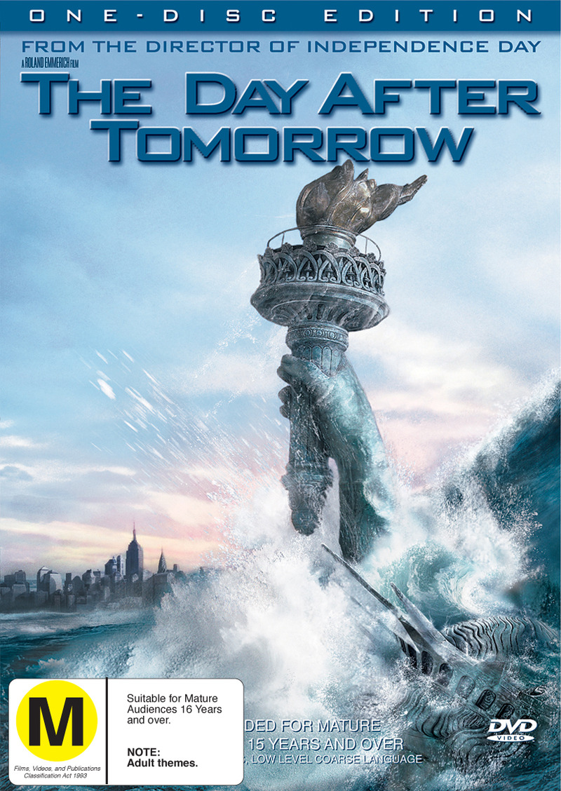 The Day After Tomorrow (One Disc) on DVD image