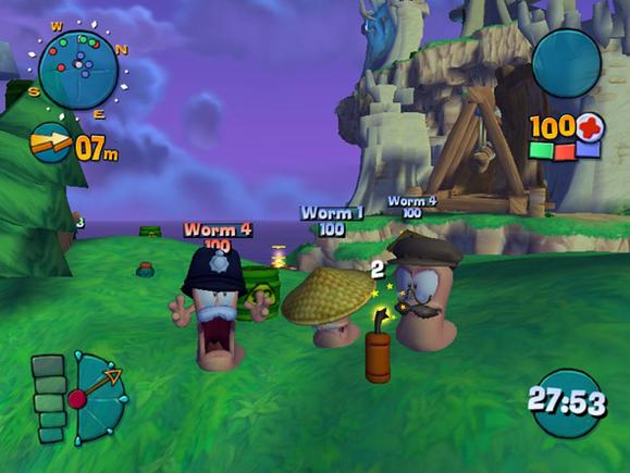 Worms 4: Mayhem on PS2