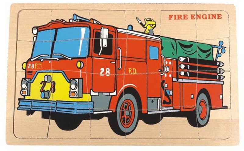 Fun Factory: Fire Engine Jigsaw Puzzle image