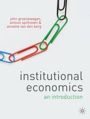 Institutional Economics by John Groenewegen image