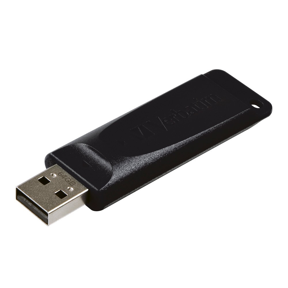 Verbatim Store'n'Go Slider USB 2.0 Drive - 64GB (Black) image