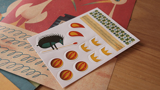 Animal Greetings Mix and Match Stationery Set (Junzo Terada) by Junzo Terada image