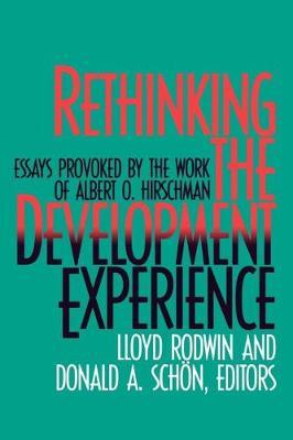 Rethinking the Development Experience by Donald A. Schon image