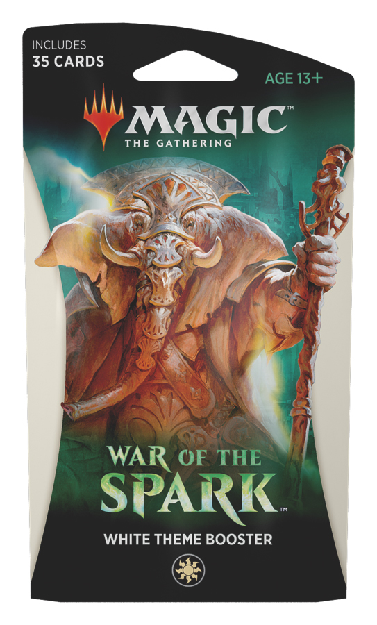 Magic The Gathering: War of the Spark Theme Booster- White image