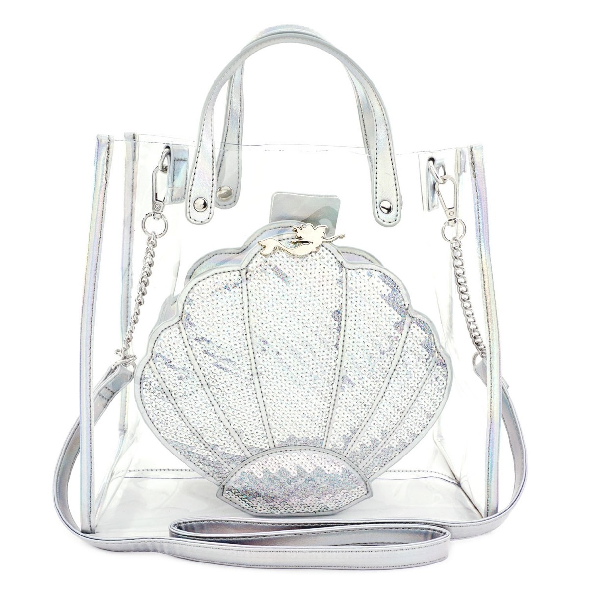 Loungefly: The Little Mermaid 30th Anniversary 2pc Crossbody Bag - Ariel image
