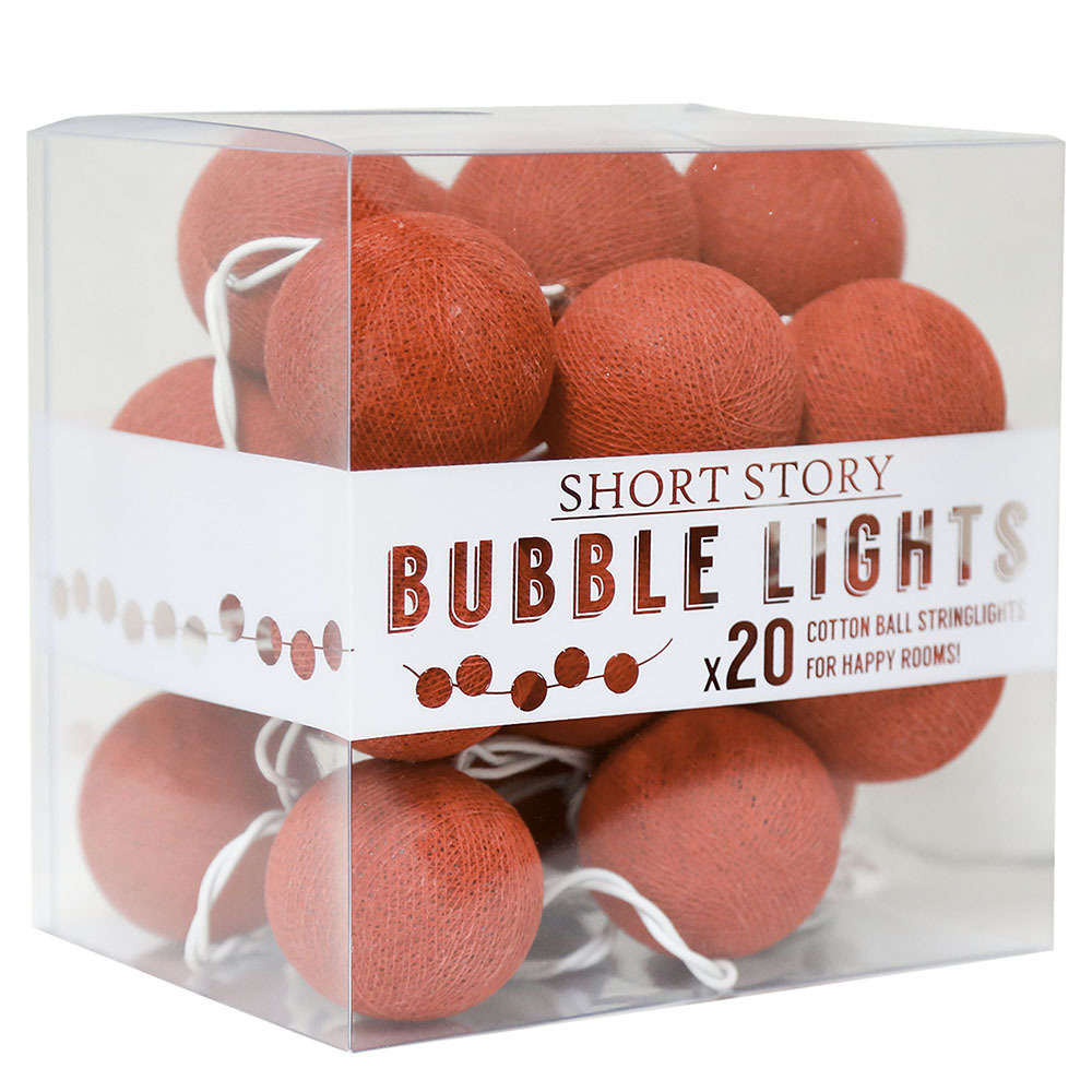 String-lights (20) - Red Cotton Balls image