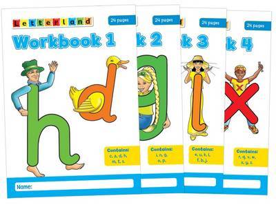 Letterland Workbooks: No. 1-4 by Lyn Wendon image