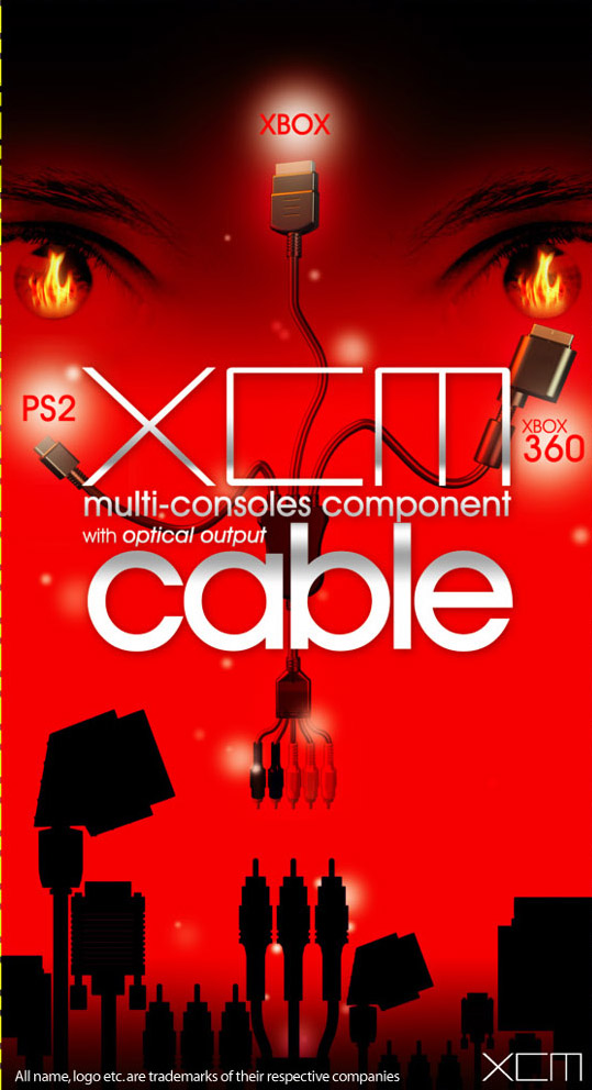 XCM Multi-Consoles Component Cable for Xbox 360 image