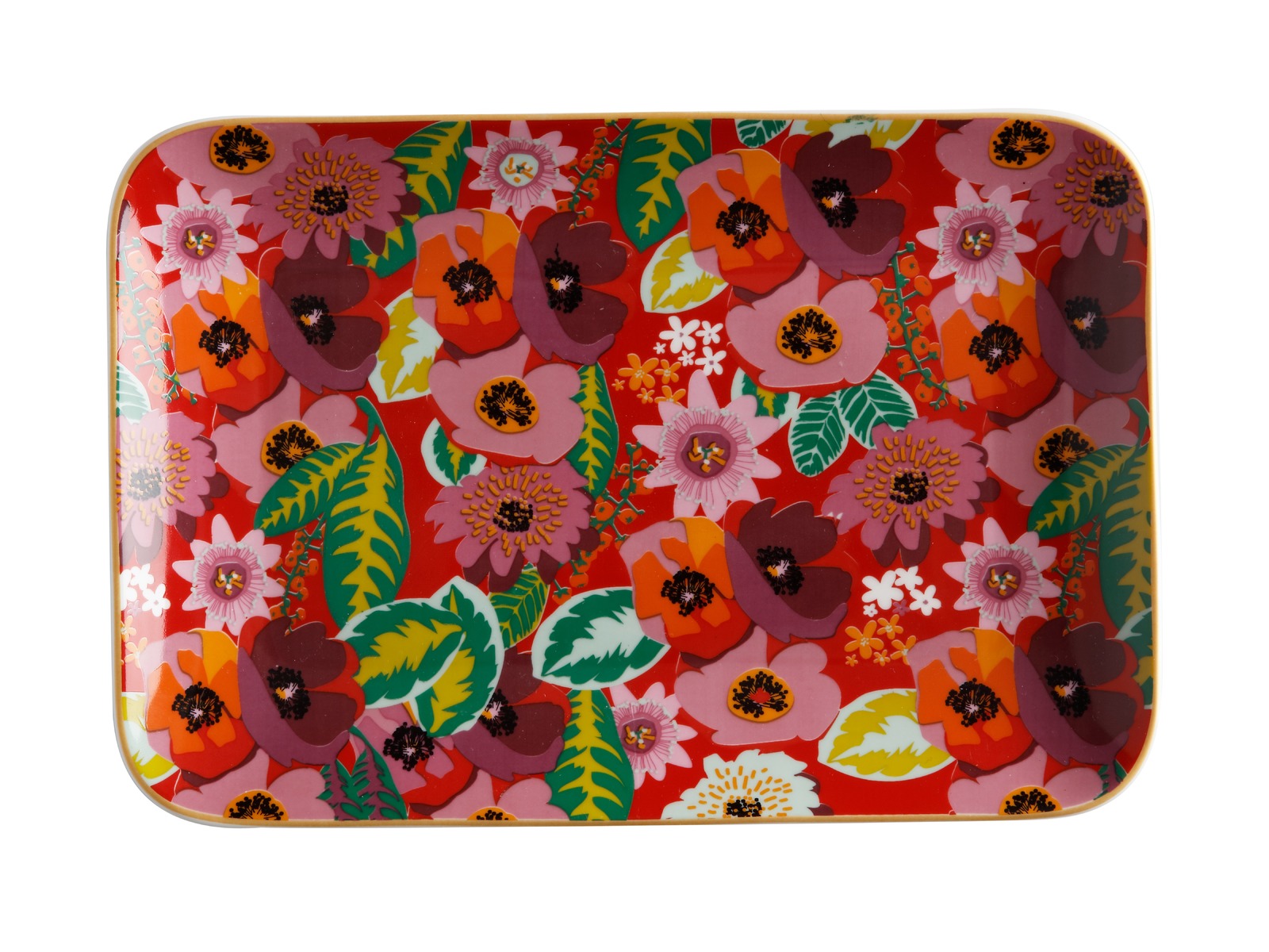 Maxwell & Williams Teas & C's Glastonbury Rectangular Plate Poppy