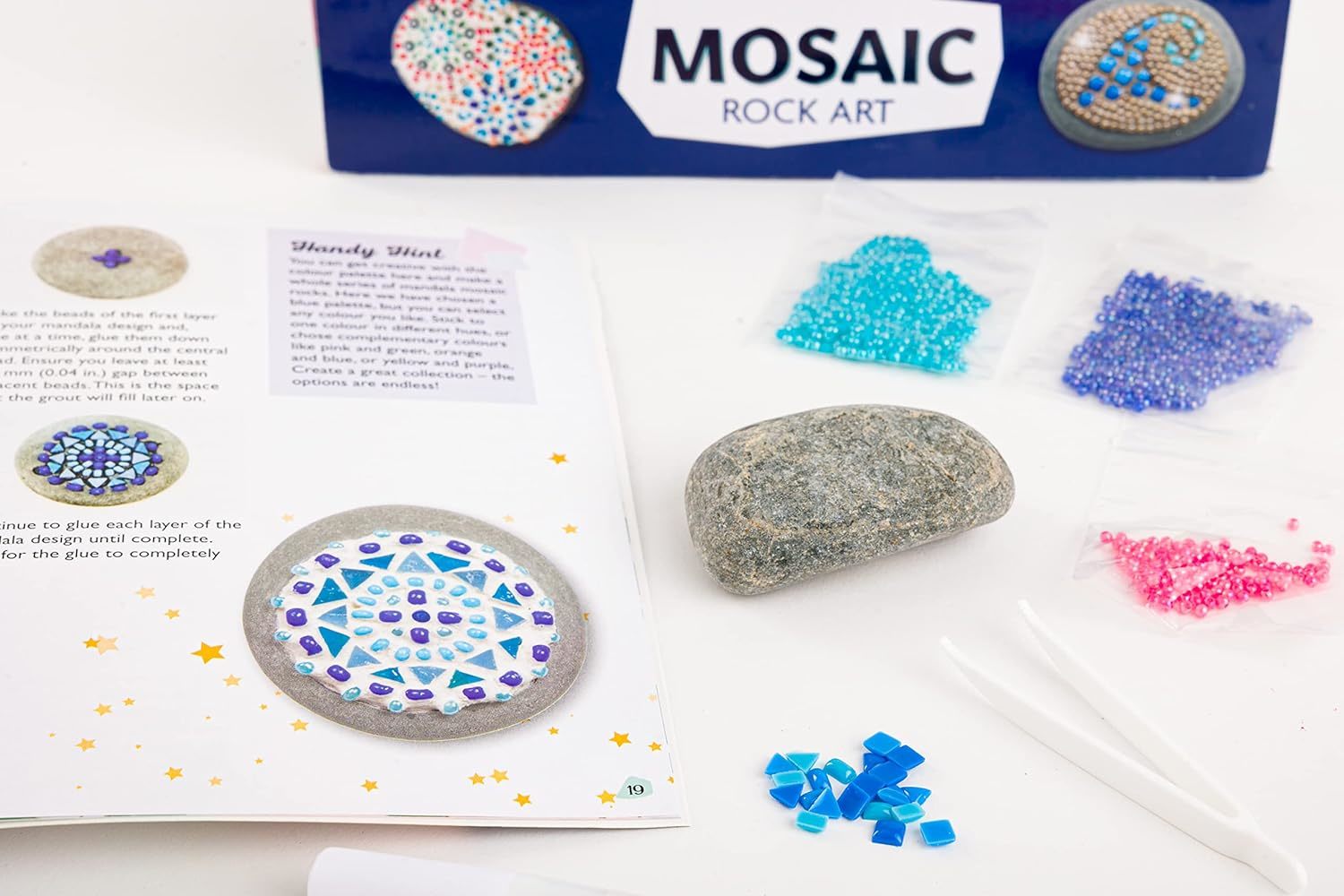 Buy Hinkler Mosaic Rock Art Set at Mighty Ape NZ