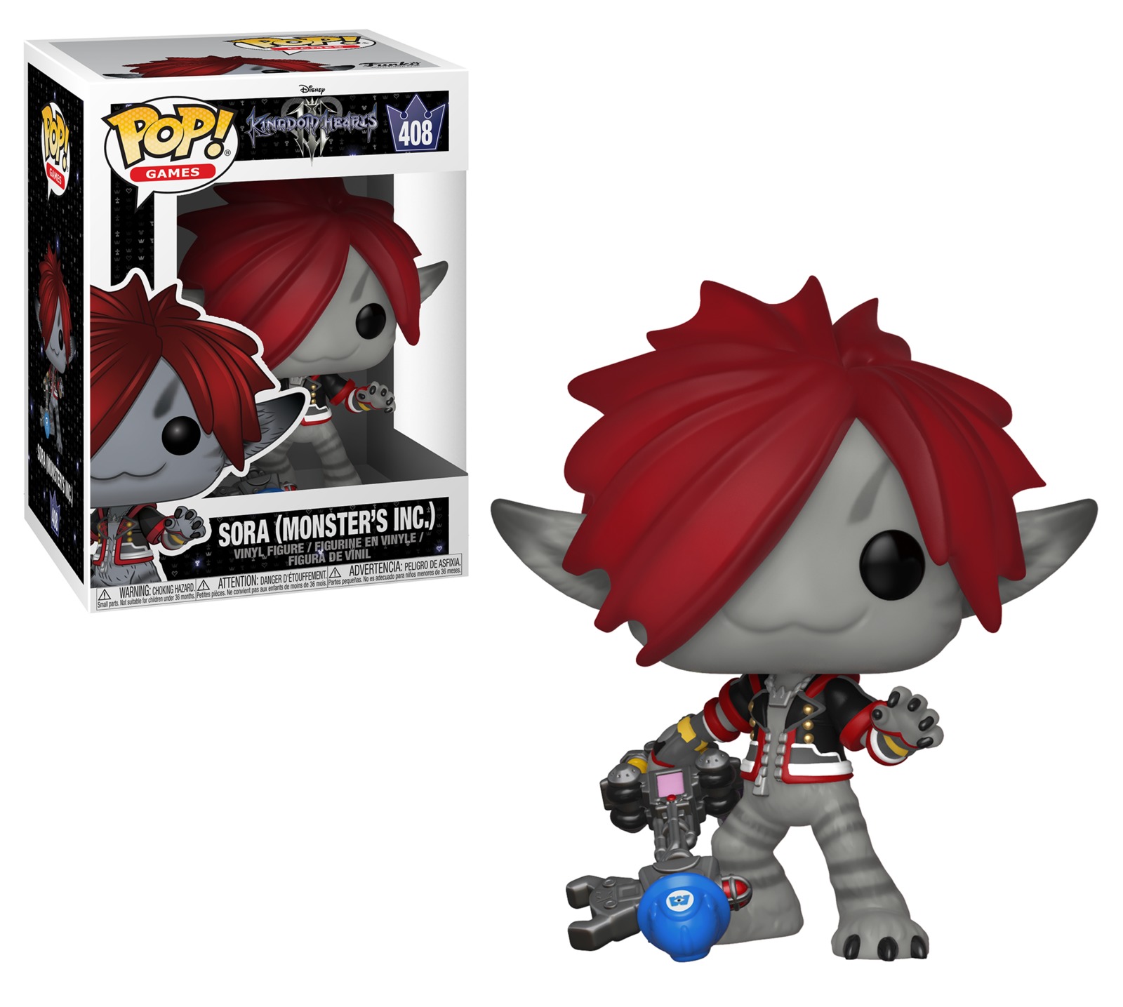 Kingdom Hearts III - Sora (Monster's Inc.) Pop! Vinyl Figure