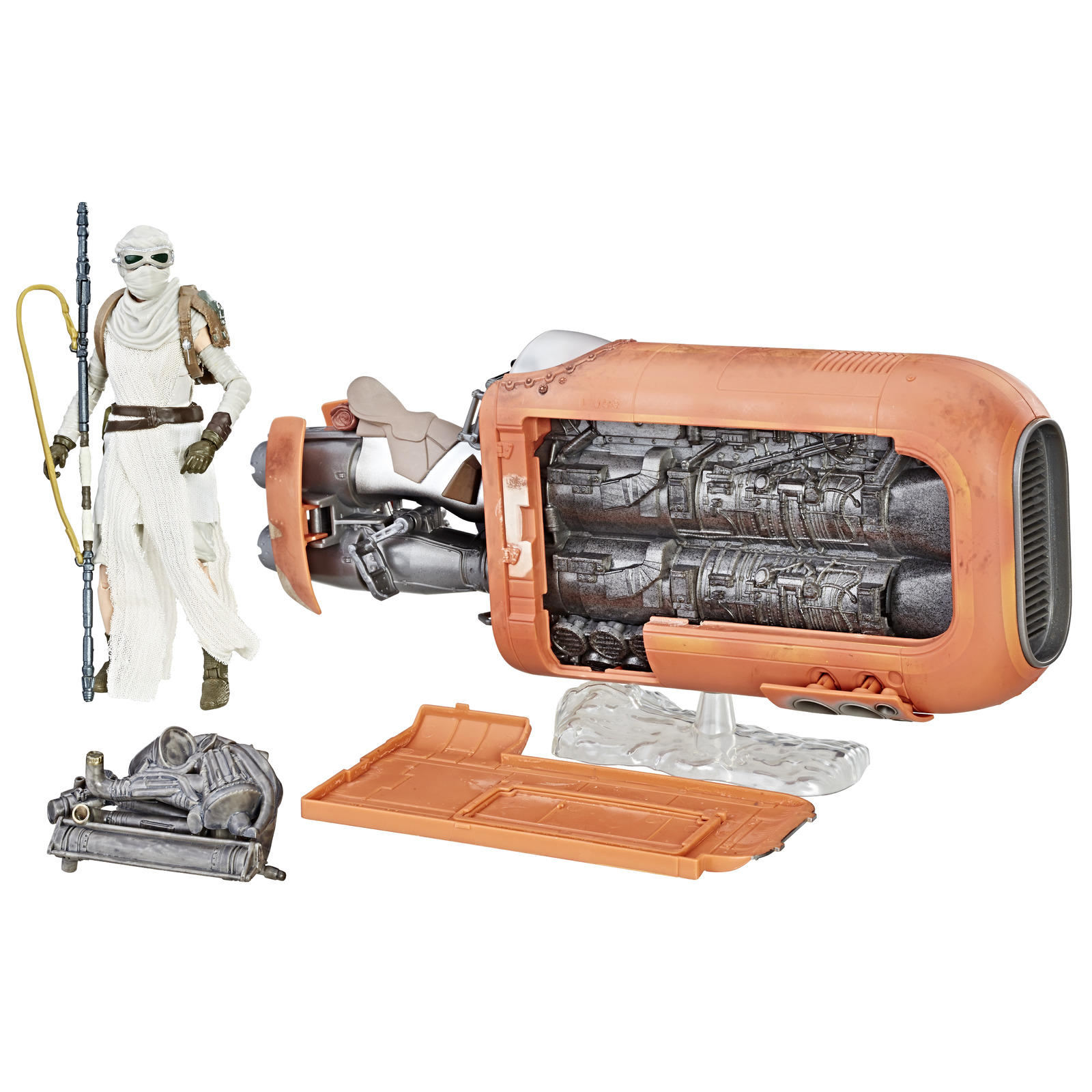 Star Wars: Rey (with Jakku Speeder) - 6" Action Figure Set