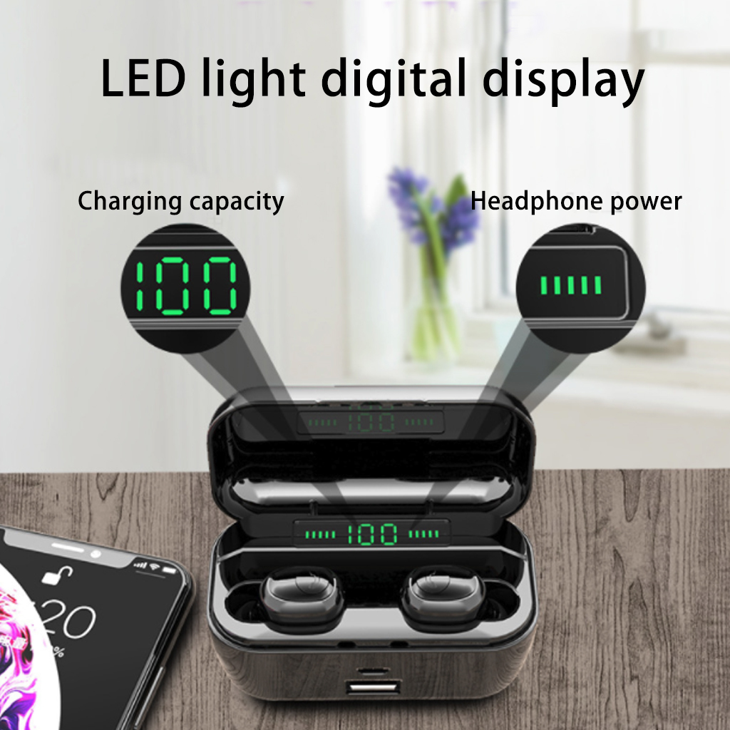 True wireless earbuds with Wireless Charge Case image