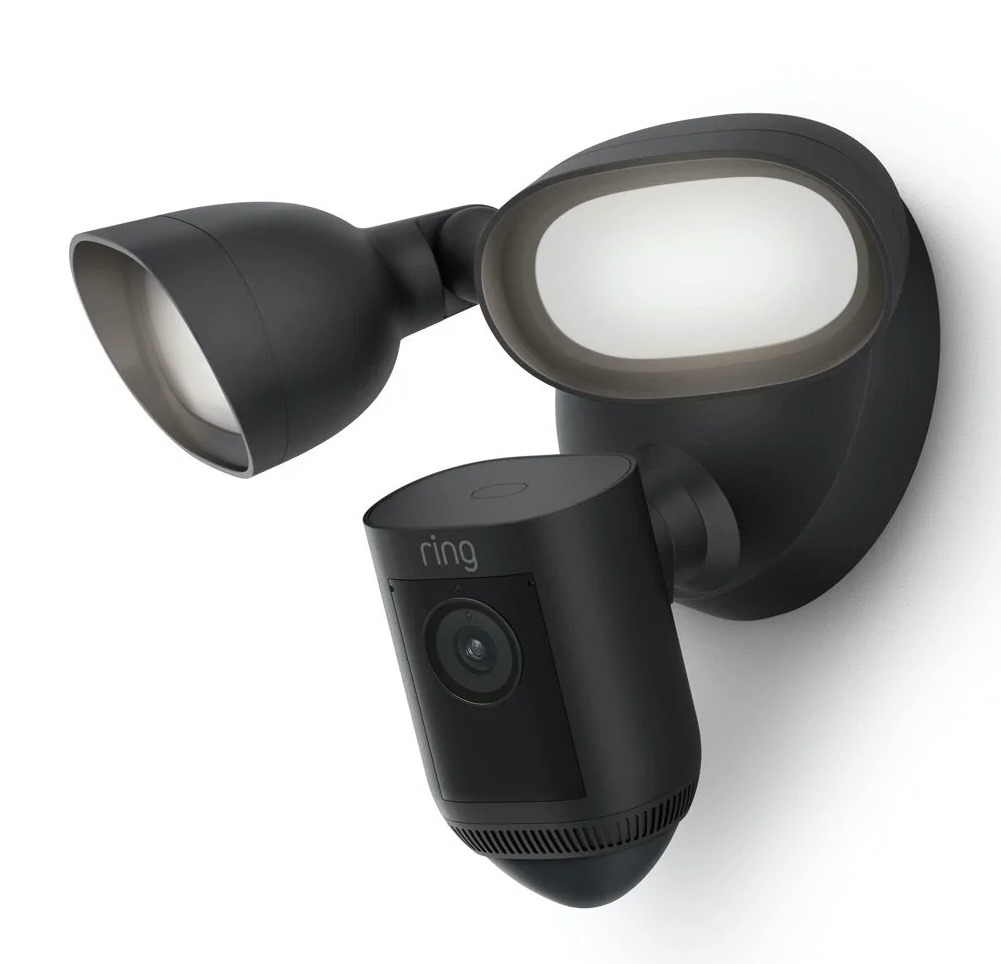 Ring Floodlight Camera Wired Pro Black at Mighty Ape NZ